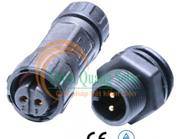 Đầu nối M12 2 jack không thấm nước