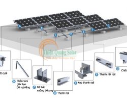 Cách lắp pin năng lượng mặt trời trên mái bê tông