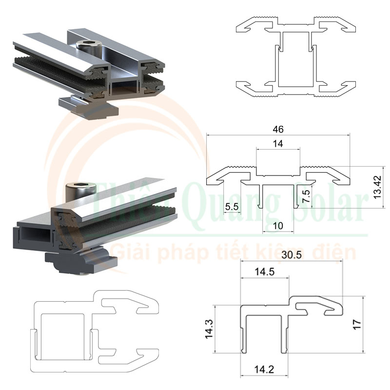 Kẹp pin mặt trời