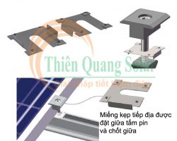 Nối đất cho pin mặt trời