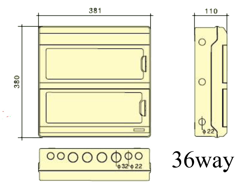 Tủ điện Suntree 36 đường